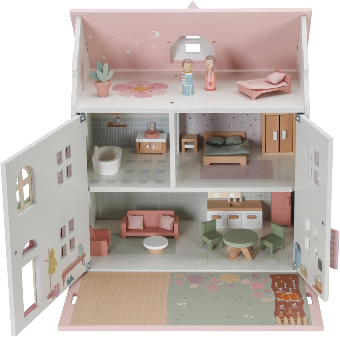 Little Dutch Wooden Doll House, Medium image number 2