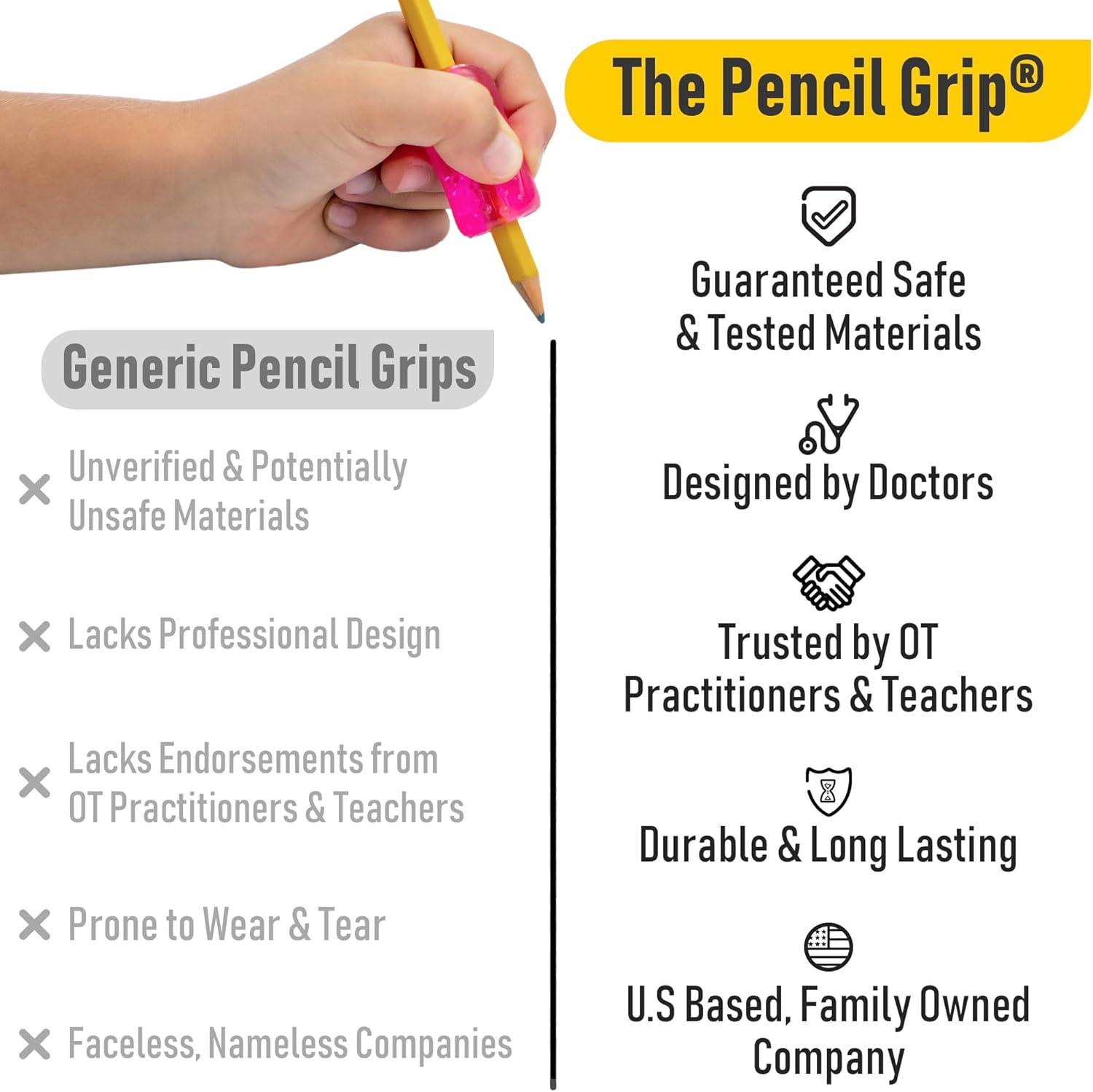 The Pencil Grip Bumpy Grip Ergonomic Writing Aid, 6 per Pack, Neon Colors (TPG-12006) image number 3