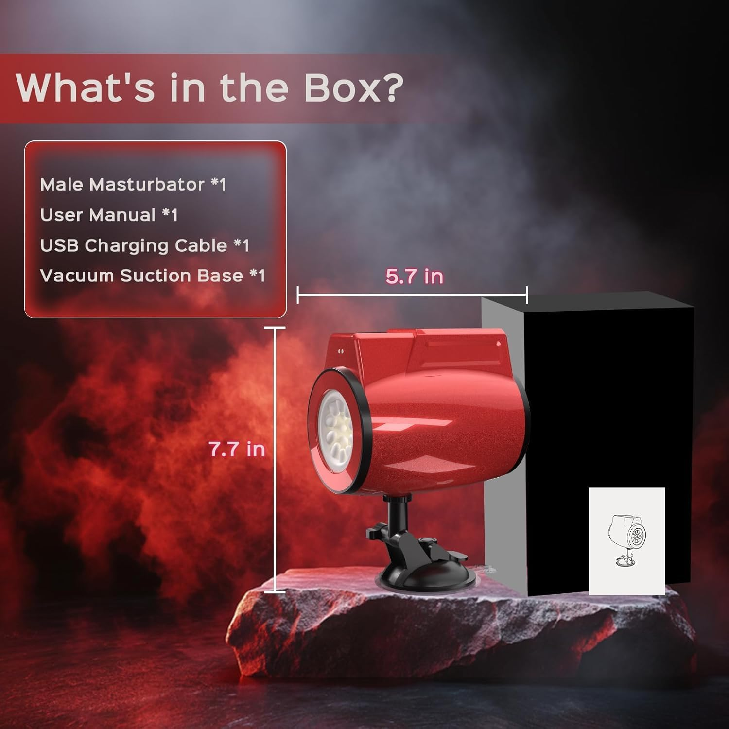 Male Masturbator Adult Sex Toys for Men - Dual-Sleeve Automatic Thrusting Rotating Vibrating Sex Machine Penis Vibrator Stroker, Mens Masturbators Cup Oral Sex Toy Pocket Pussy for Men image number 5