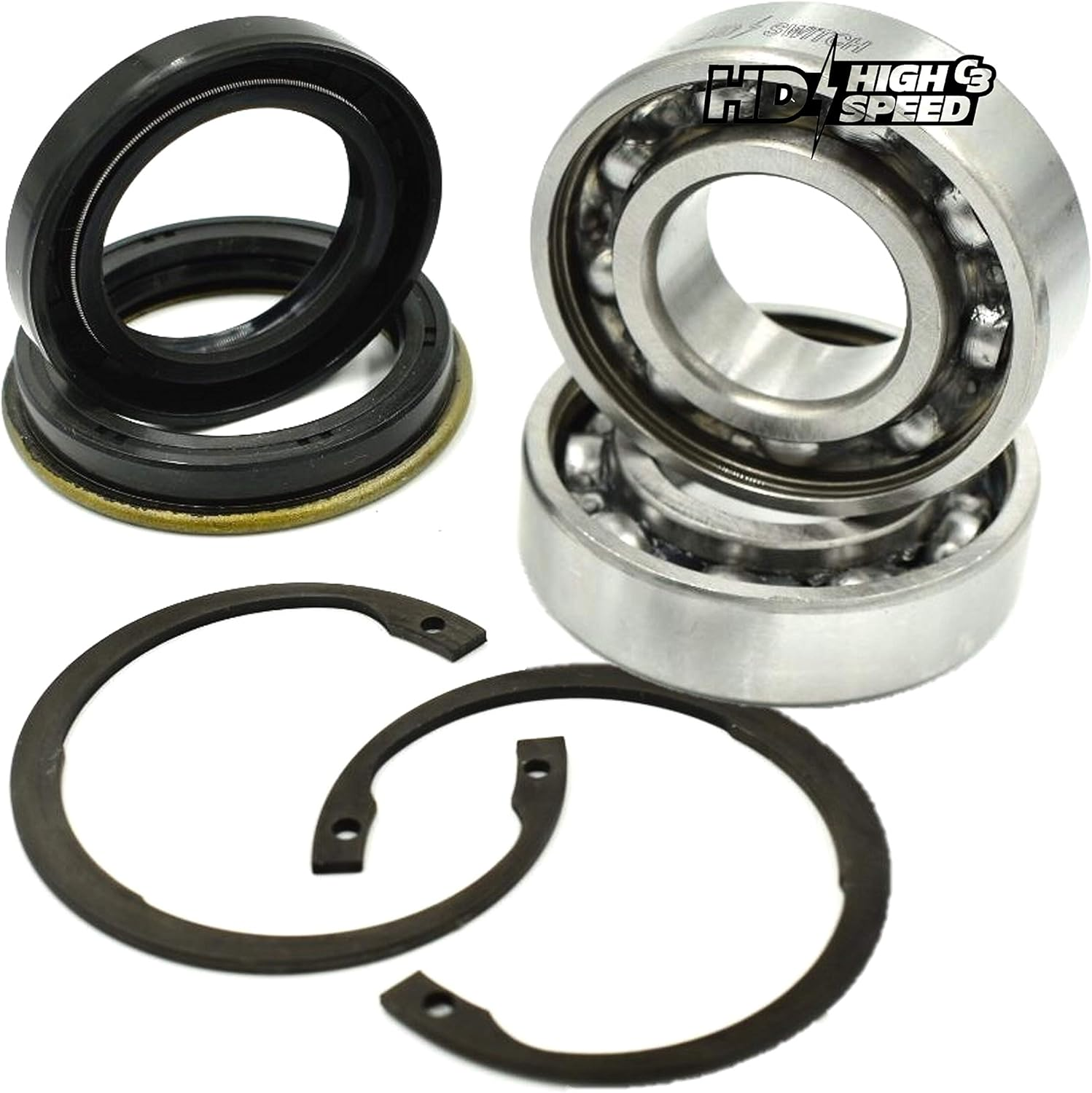 HD Switch Deck Blade Spindle Bearings and Seals Replaces Kubota 08101-06205, 70722-34120, 09500-35528, 70722-34110, K5763-34110, K5763-34520 (Also Replaces 70725-34162)