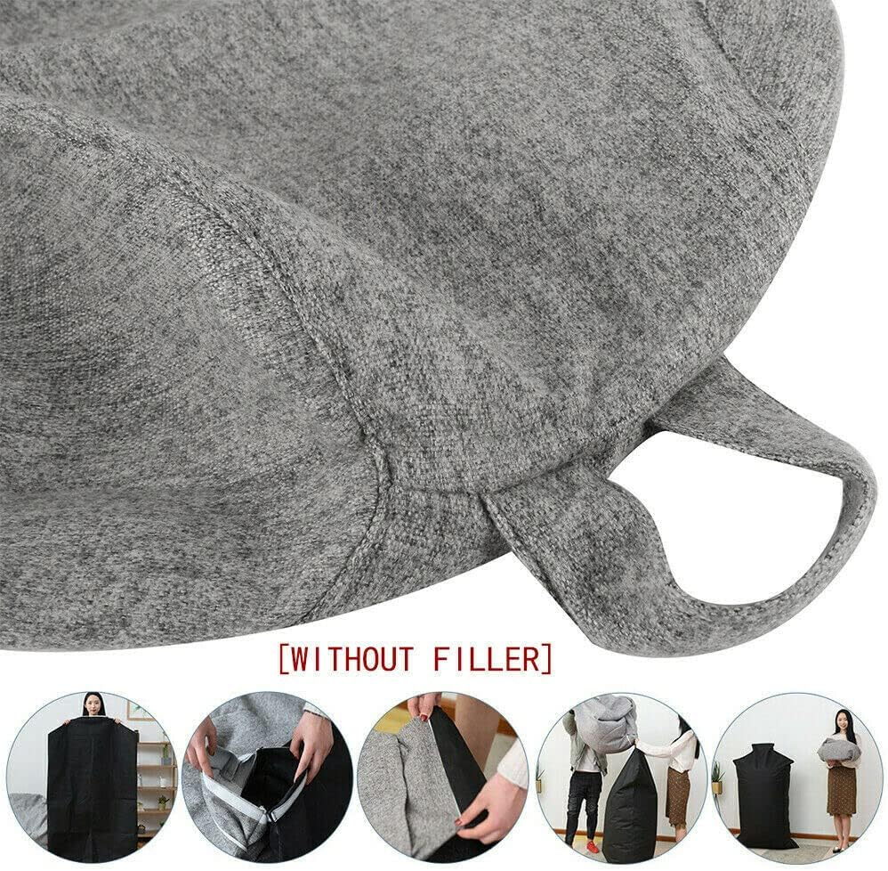 Extra Large Bean Bag Chairs Couch Sofa Cover Indoor Lazy Lounger (Liner Only, XL) image number 4