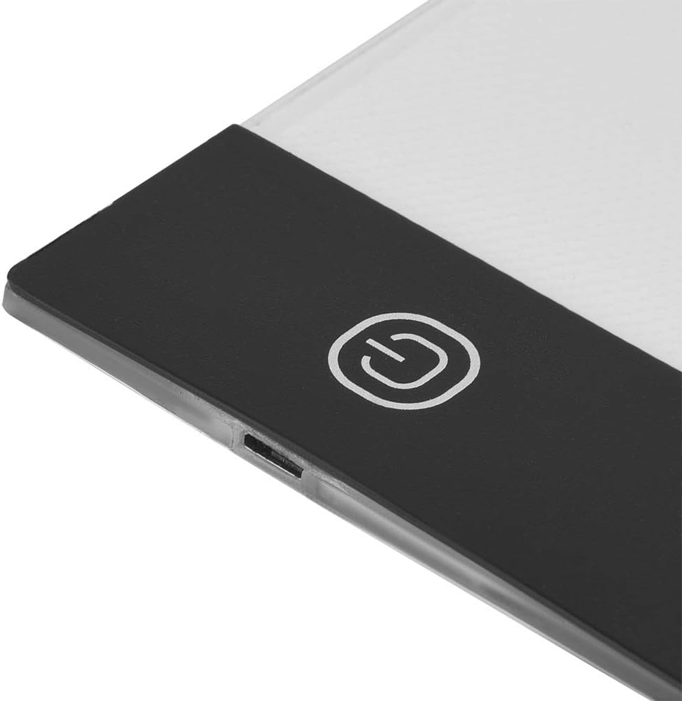 A3 LED Light Box Drawing Board, A3 LED Copying Board Ntelligent Brightness Memory Function Transparent Acrylic Panel for Template Scrapbook for Sketch Drawing image number 2