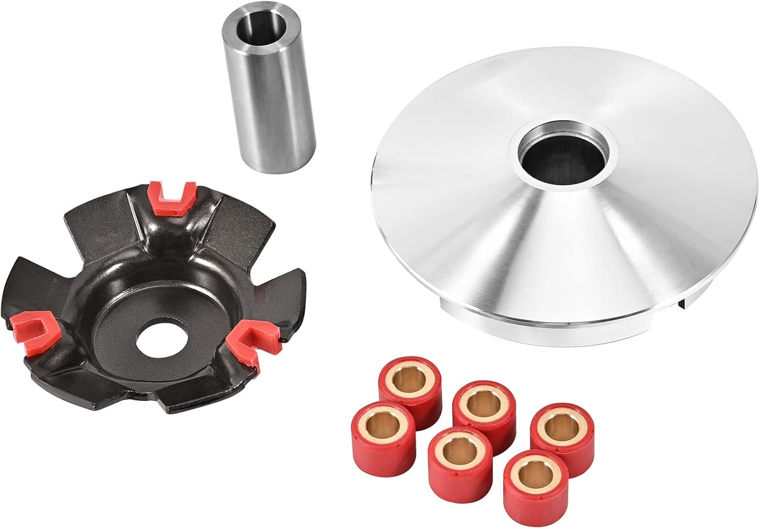 High Performance Racing Variator Kit with 6.5 Gram Copper Roller Weights for Chinese Scooter Moped ATV Go Kart Taotao GY6 50Cc 80Cc 1P39QMB 1P47QMD (GY6-50/80CC) image number 3