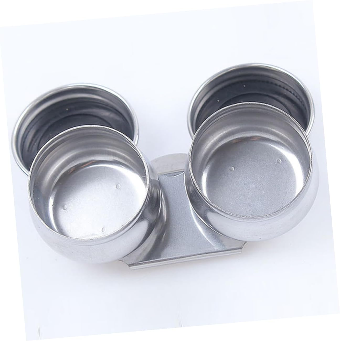 Bestonzon Stainless Steel Oil Painting Palette Cups Leak-Proof Lids, Paint Brush Cleaner Rinse Cups for Artists and Students, 6Cm Oil Paint Jar for Painting Supplies and Brush Washing image number 1
