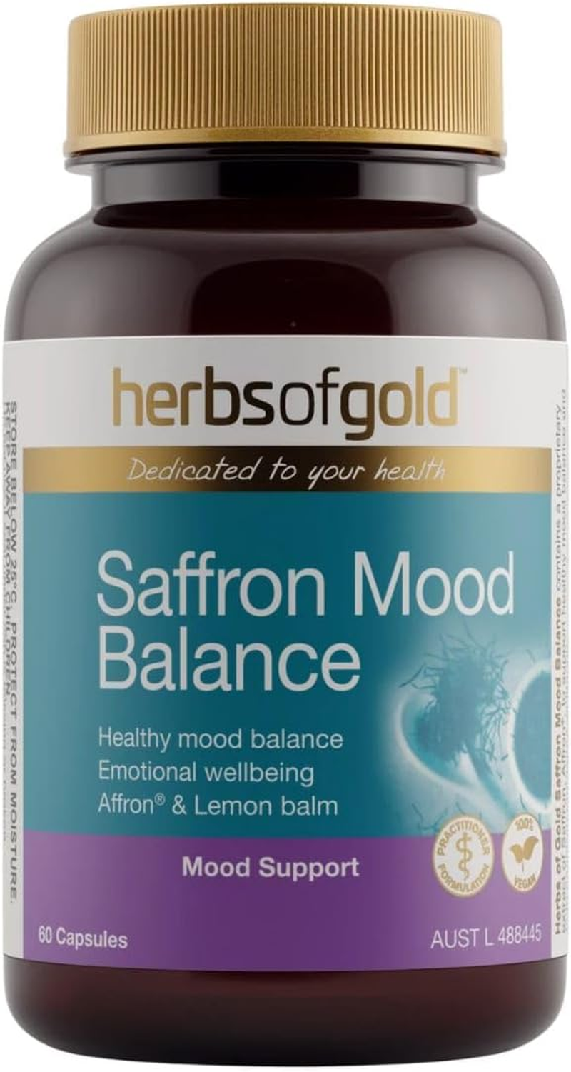 Herbs of Gold Saffron Mood Balance 60 Capsules image number 1