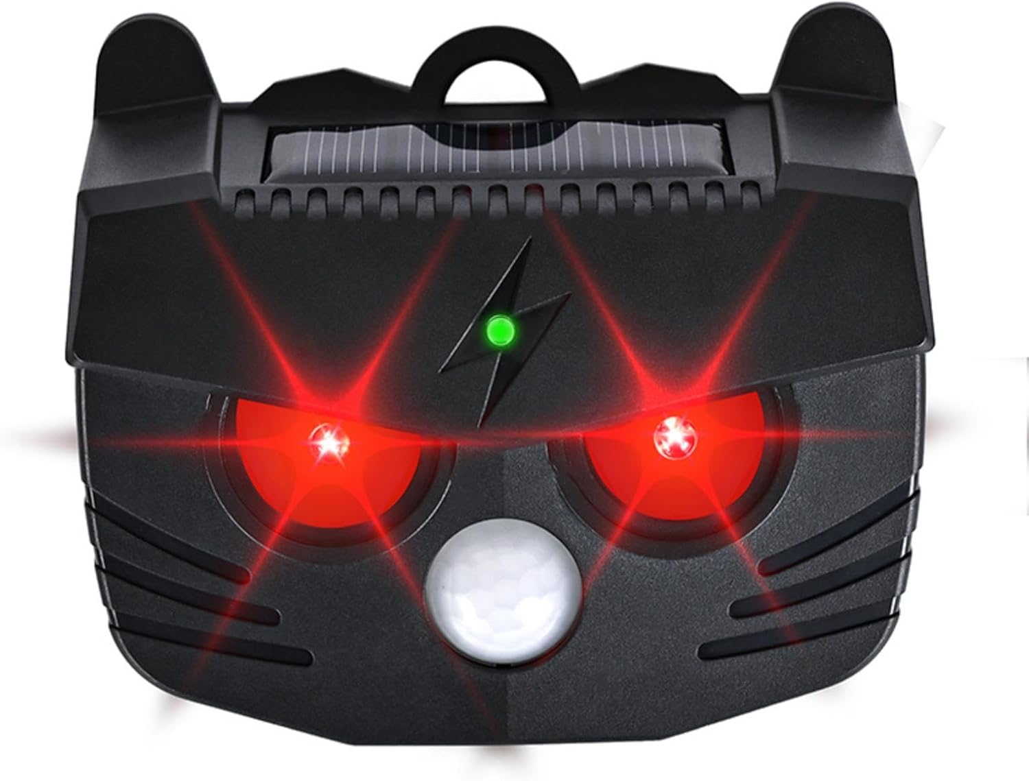 Zurligi 2025 Upgraded Solar Animal Repeller - Waterproof Motion Activated Nocturnal Predator Deterrent with Red Lights for Coyote, Deer, Fox, and Raccoon - Ideal for Chicken Coop, Farm,And Yard image number 2