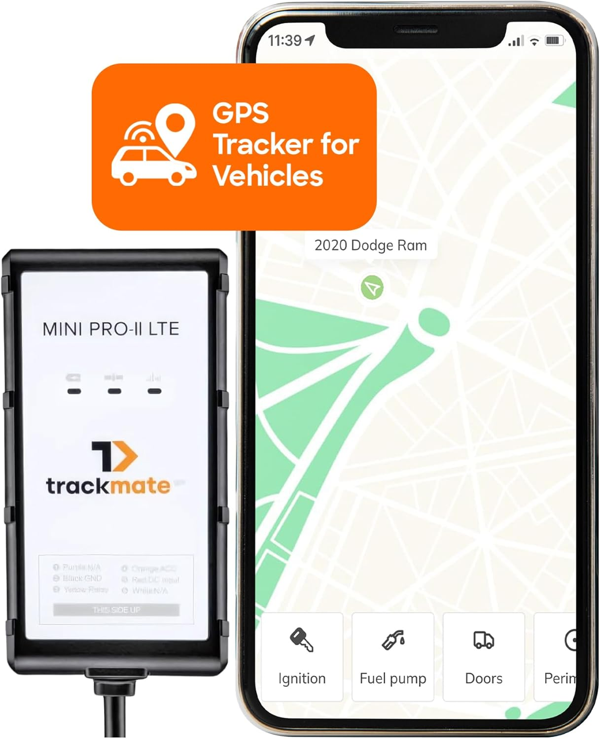 Mini PRO- LTE 4G Hardwired, Real-Time GPS Vehicle Tracker Verizon/T-Mobile/At&T Coverage. Internal Back up Battery, Accident Detection, Driver Behavior, Remote Ignition Cut-Off. NO Contract. image number 6
