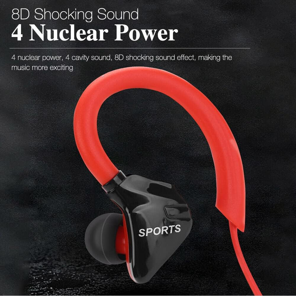 Sports Ear Hook Run Headphone Earbuds Aux 3.5Mm Jack in Ear Earphones with Mic