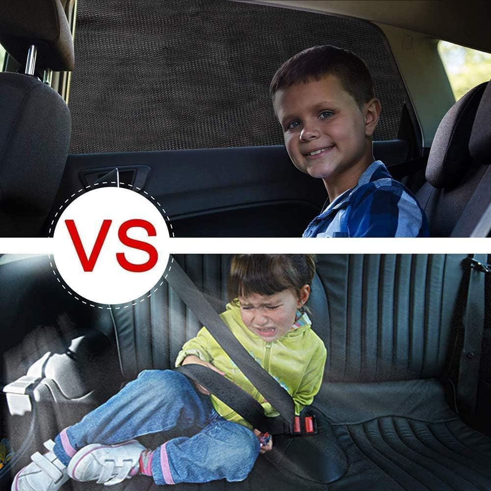 2 Pack Car Window Covers,Universal Fit for Sun Glare, UV Protection for Family-Friendly Design image number 5