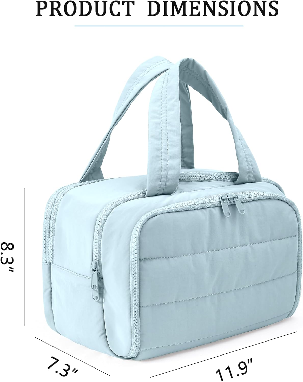 BUZFOWU Toiletry Bag - Black image number 3