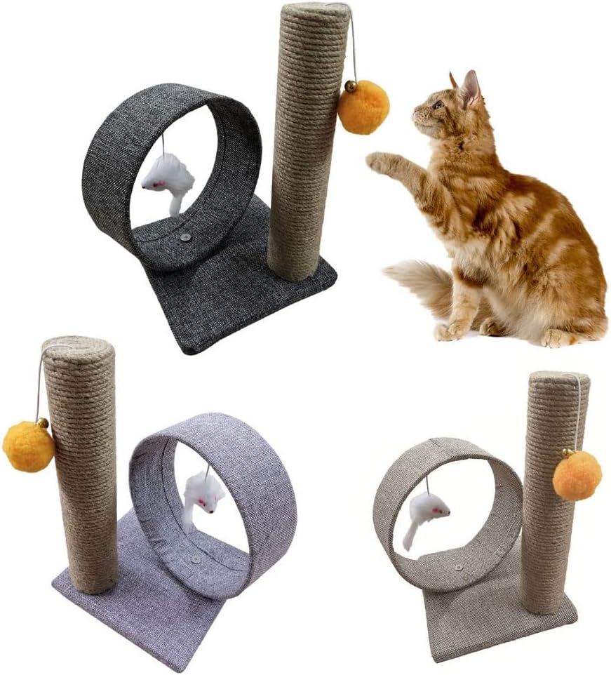 Cat Climbing Frame Cat Tree Towercat Tree Stand Cat Scratching Tree Interactive Dangling Ball Pet Activity Furniture House image number 5