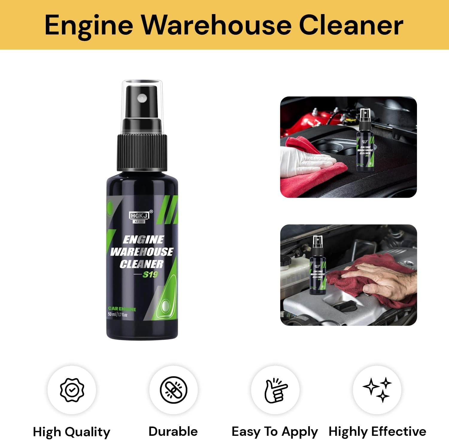 EZONEDEAL Engine Warehouse Remover,Iron Remover for Car Care, Iron Oxidation Fallout for Car image number 4