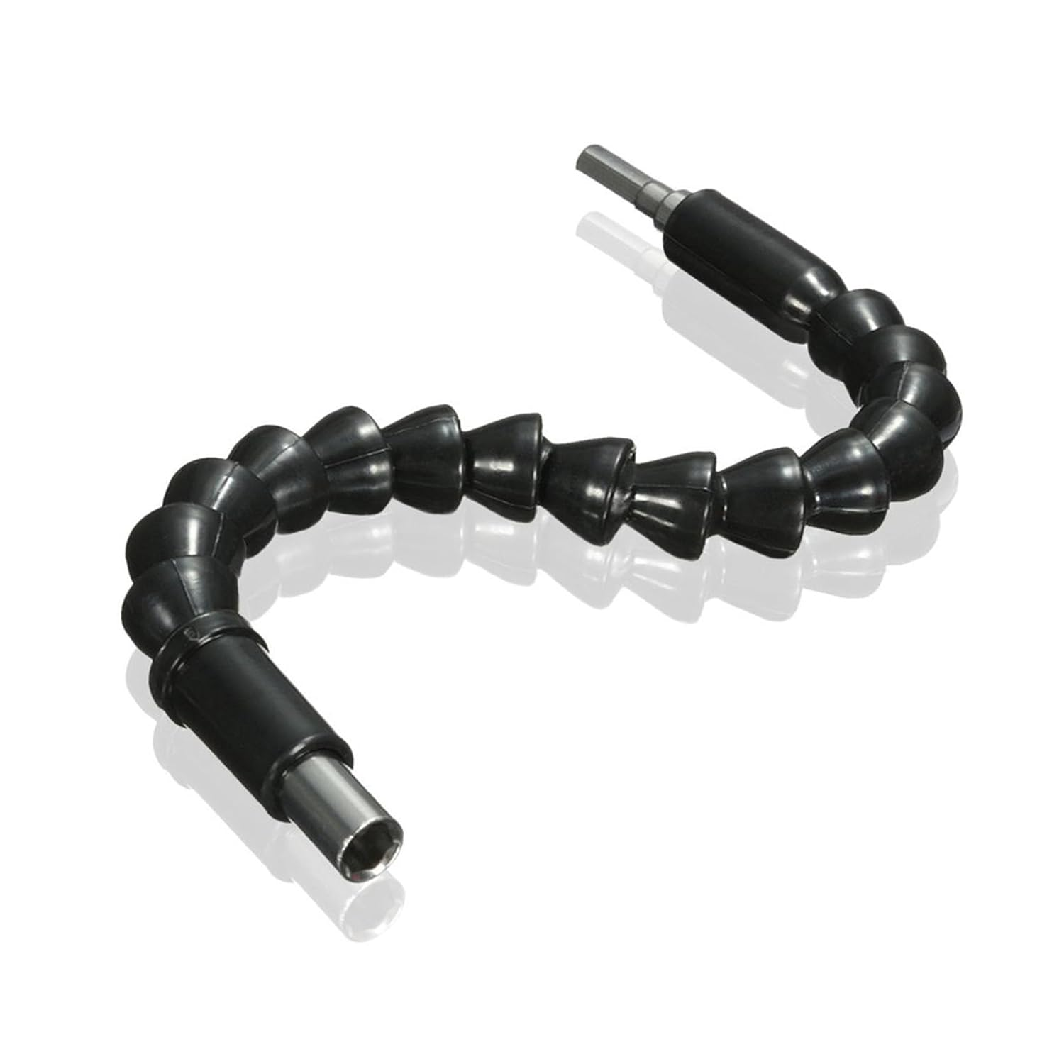 Flexible Extension Drill Bit, Electric Drill Bit with Magnetic, Hex Shank 6.35Mm(1/4) Snake Shape, 11.6Inch for Computer Chassis, Electrical Cabinets, Furniture, Electrical image number 1