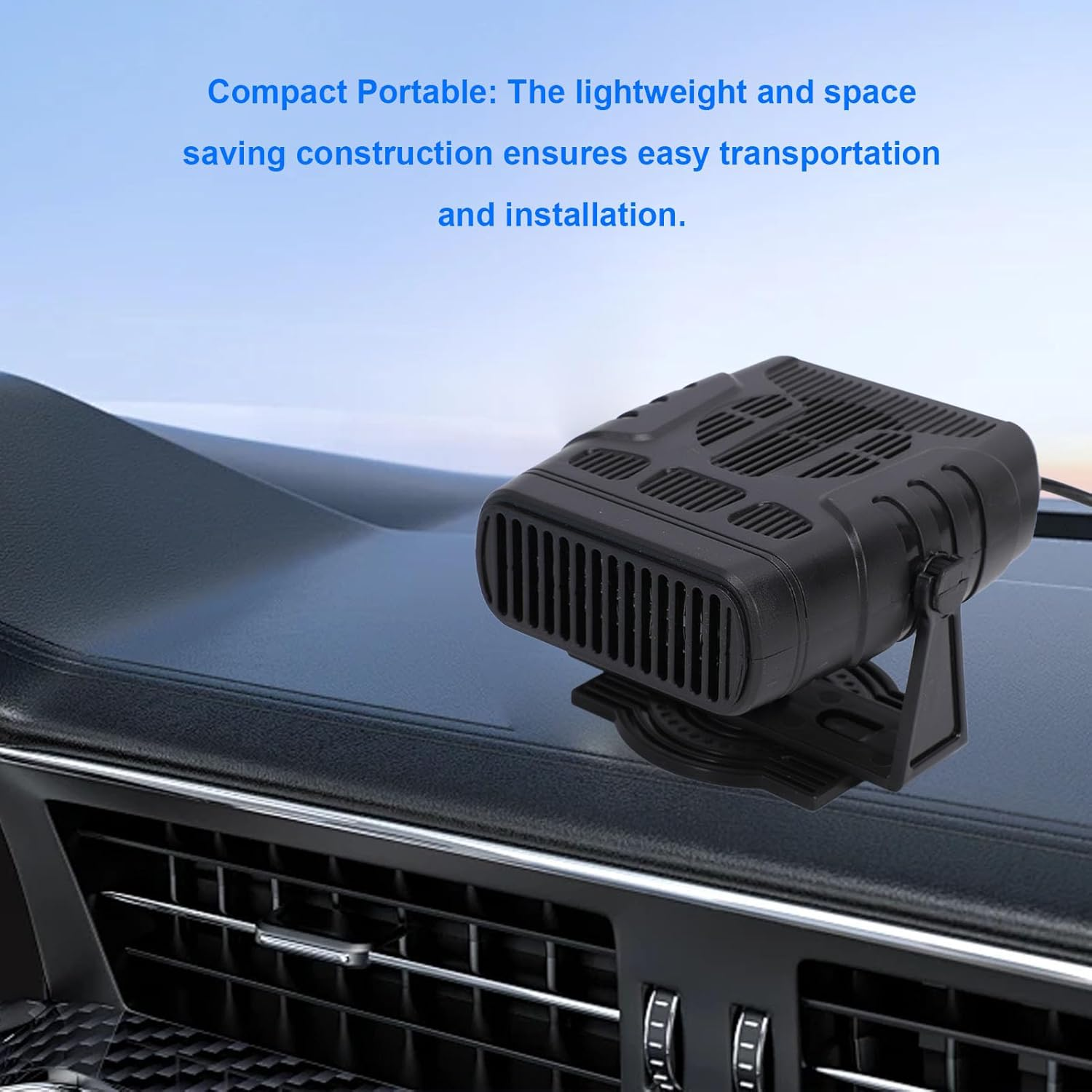 Generic Solar Heater for Chicken Coop, 30W Portable Solar Powered Heaters with Adjustable Warm Air Settings & Monocrystalline, for Drying Heating Pet House Warm Wind Gear image number 3