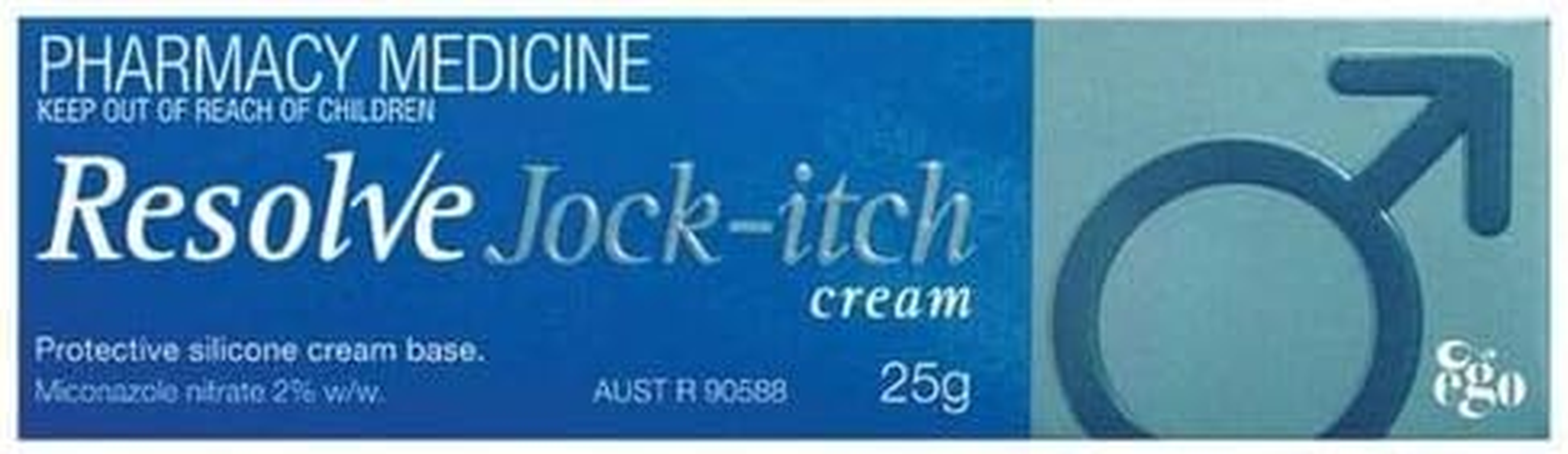 Ego 3 Pack of Resolve Jock Itch Cream 25G