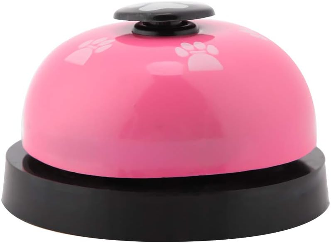 Iron Pet Bell, Training Bells, Cute for Dog Cat Interactive Toy (Pink) image number 5