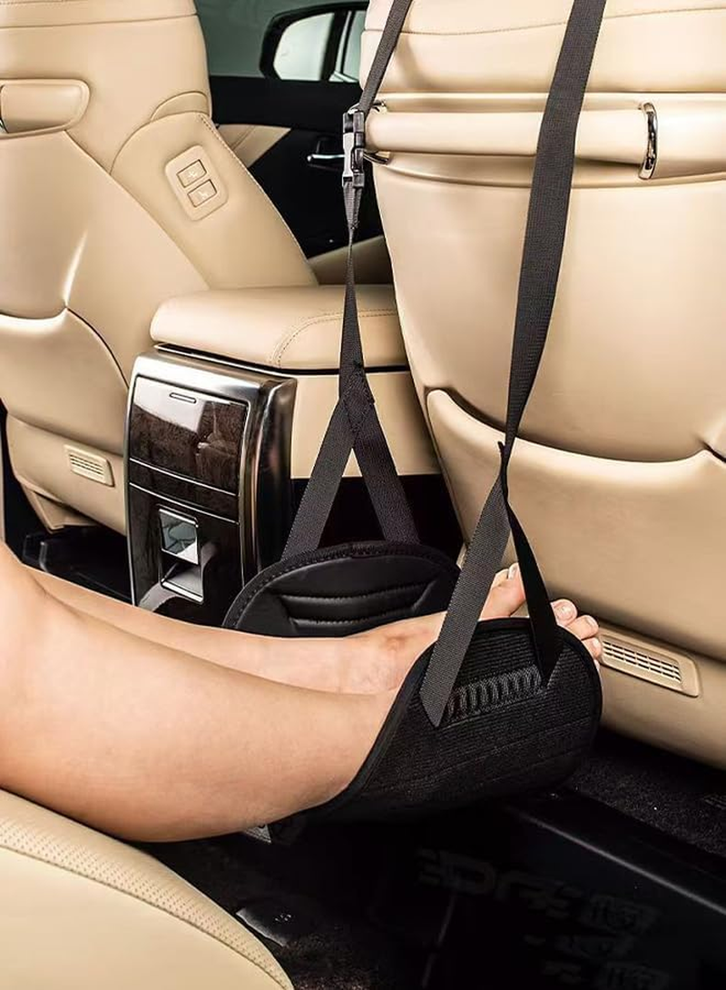 Portable Footrest Sling Car Rest Footrest Travel Rest Feet image number 3
