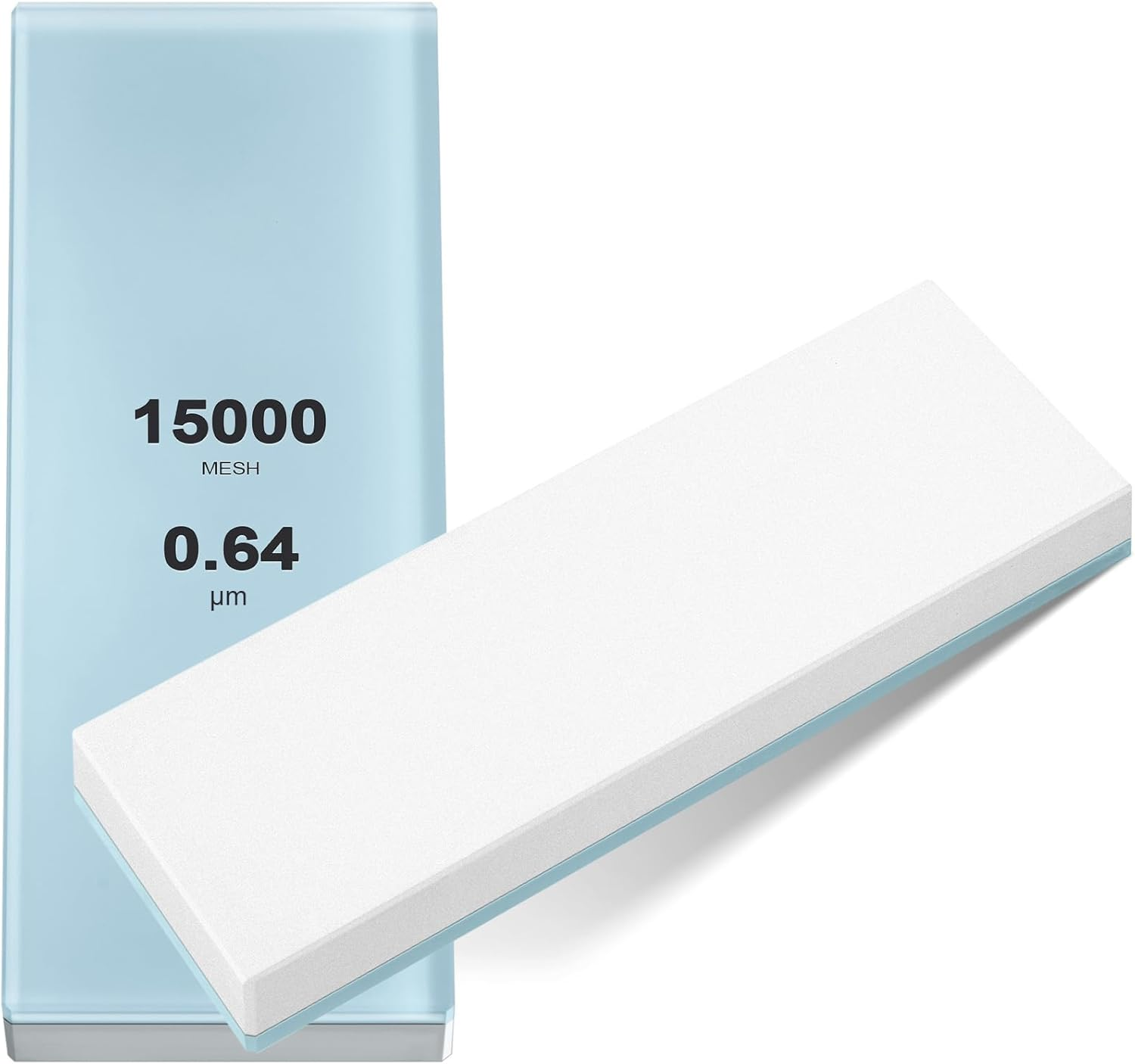 WILLBOND 15000# Glass Sharpening Stone 2 3/4" W X 8 3/4" L Whetstone Grit Single Side 0.2" Thick Wet Honing Knife Sharpener Oilstone image number 1