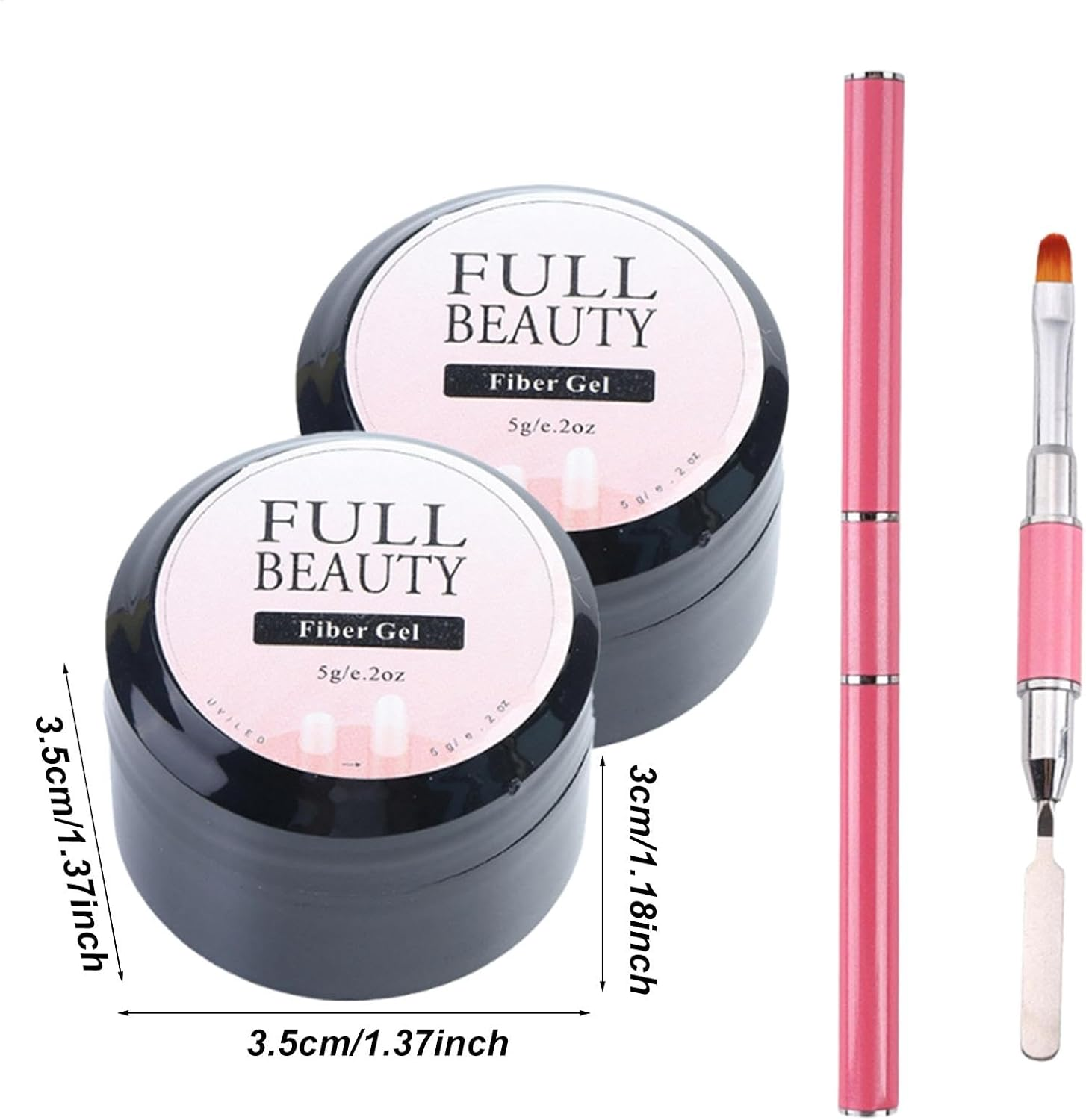 Cracked Nail Repair for Natural Nails - Nail Mender for Natural Broken Nail,Manicure Supplies, Double-Ended Brush Included, Instantly Fill in and Fix Nail Cracks image number 3