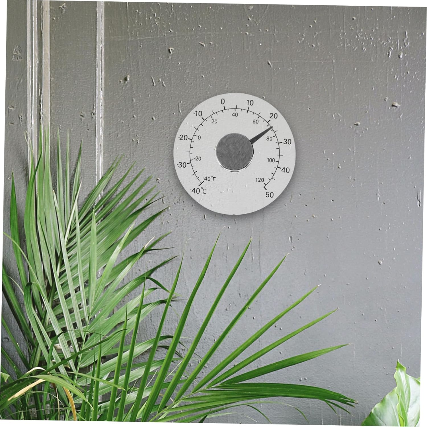 Totority Traditional Temperature Thermometer for Indoor Outdoor Use Window-Mount Simple Temperature Gauge with Celsius Fahrenheit Display Compact Household Thermometer for Garage Greenhouse image number 5