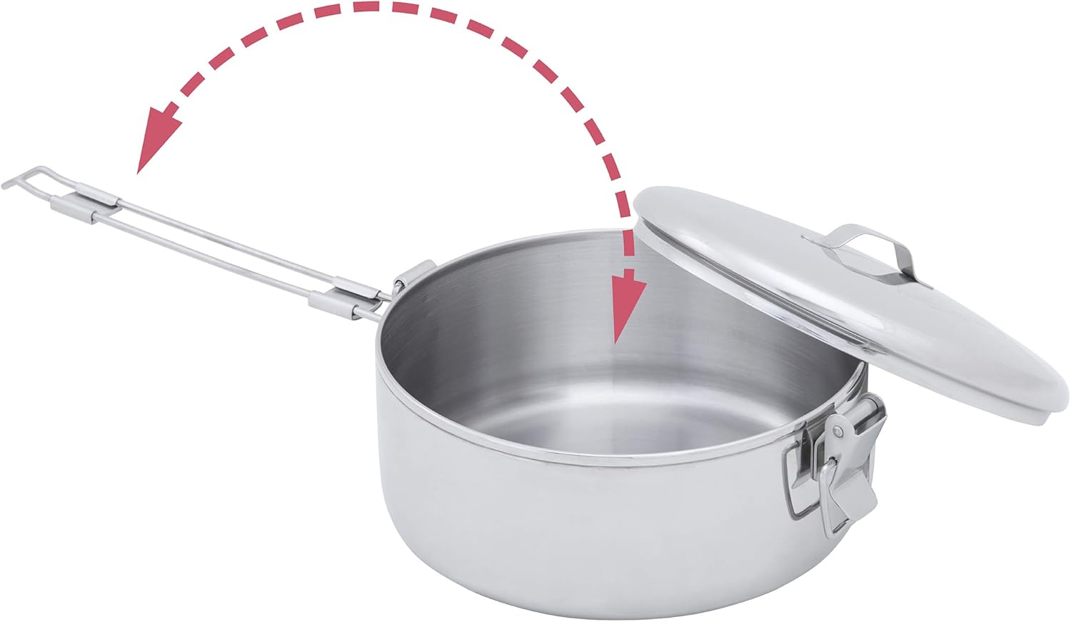 MSR Alpine Stainless Steel Stowaway Camping Pot image number 3