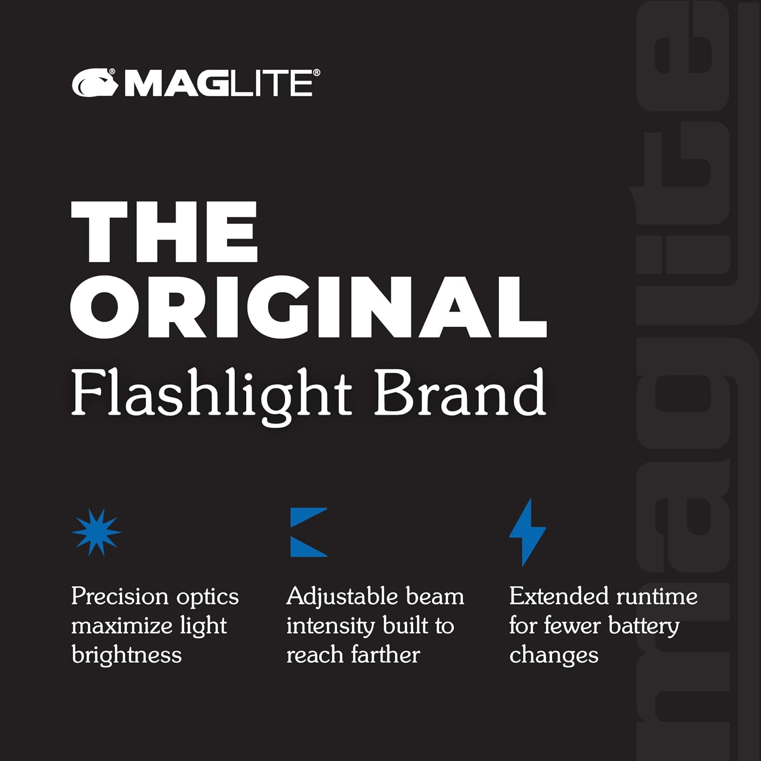 Maglite ML300LX LED 3-Cell D Flashlight, Matte Black image number 5