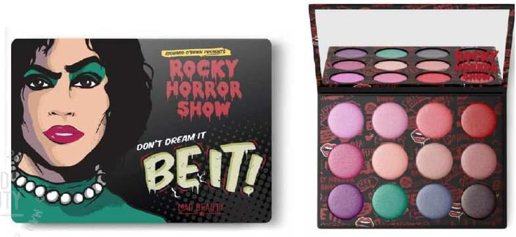 Warner Bros Rocky Horror Show Eyeshadow Palette