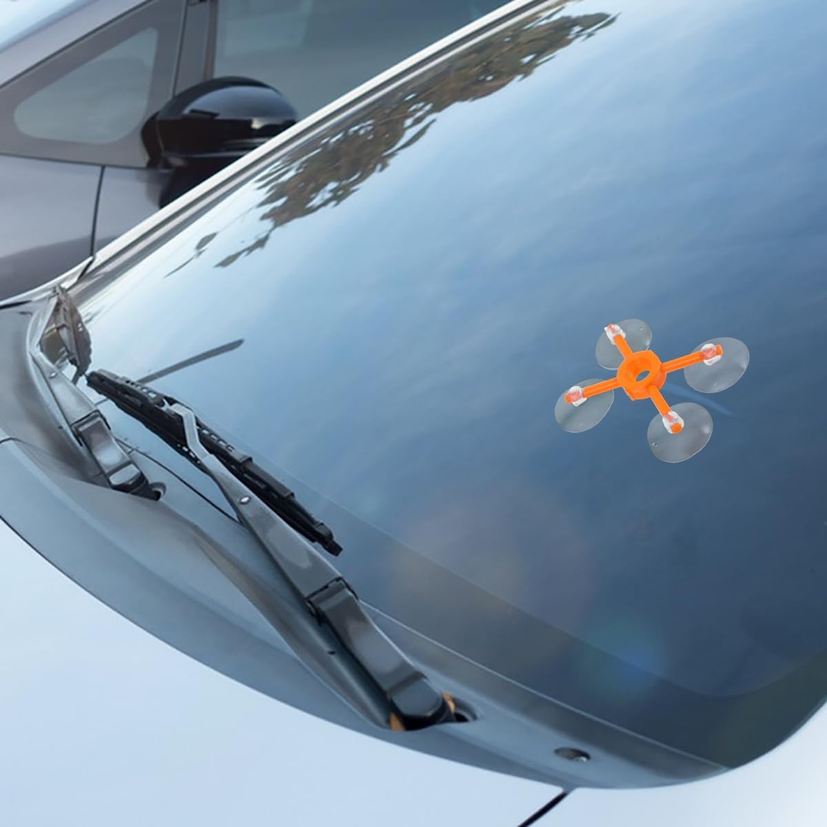 Yucool Windshield Glass Repair Kit, 4 Pcs Car Glass Repair Kit, Quick Fix for Chips, Cracks and Scratches on Car Windshield image number 3