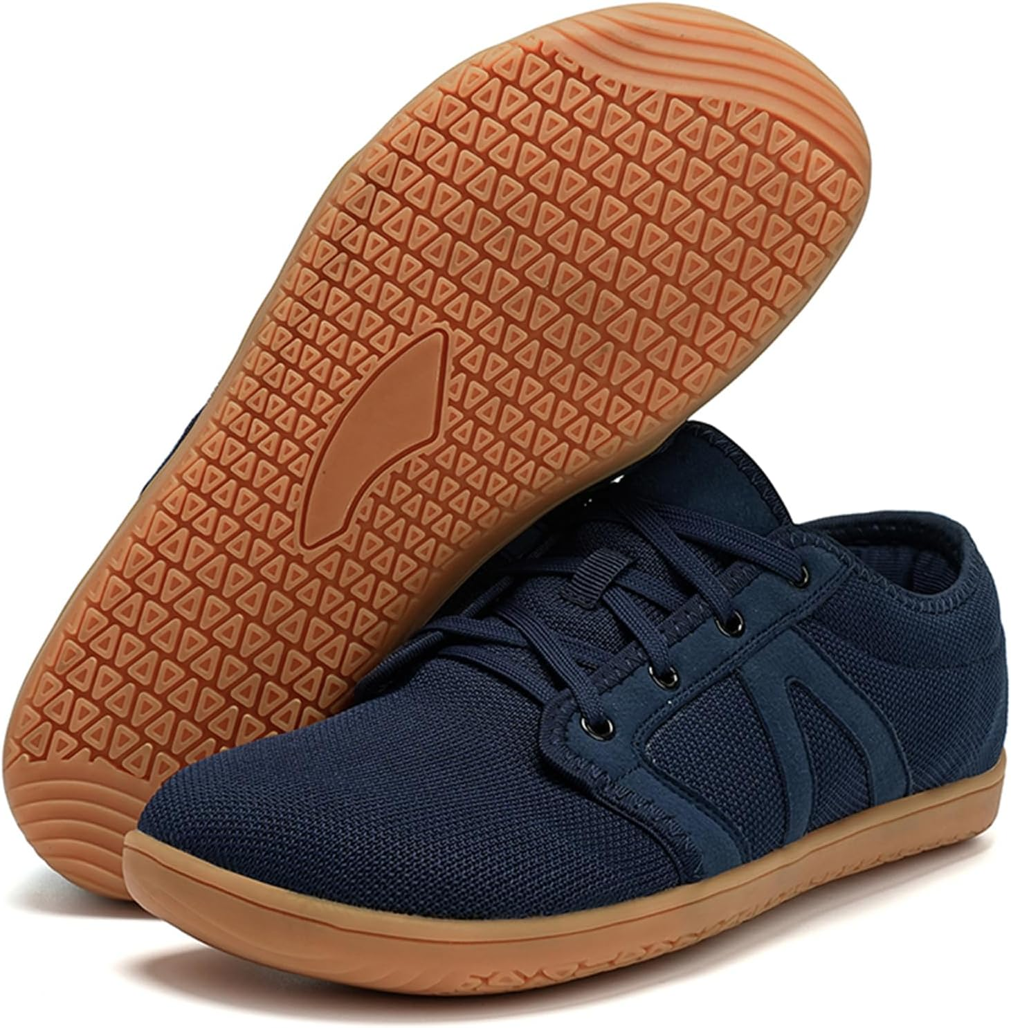 FLIOZY Men'S Fashion Wide Minimalist Barefoot Casual Walking Lace up Shoes Trail Runner Sneakers image number 2