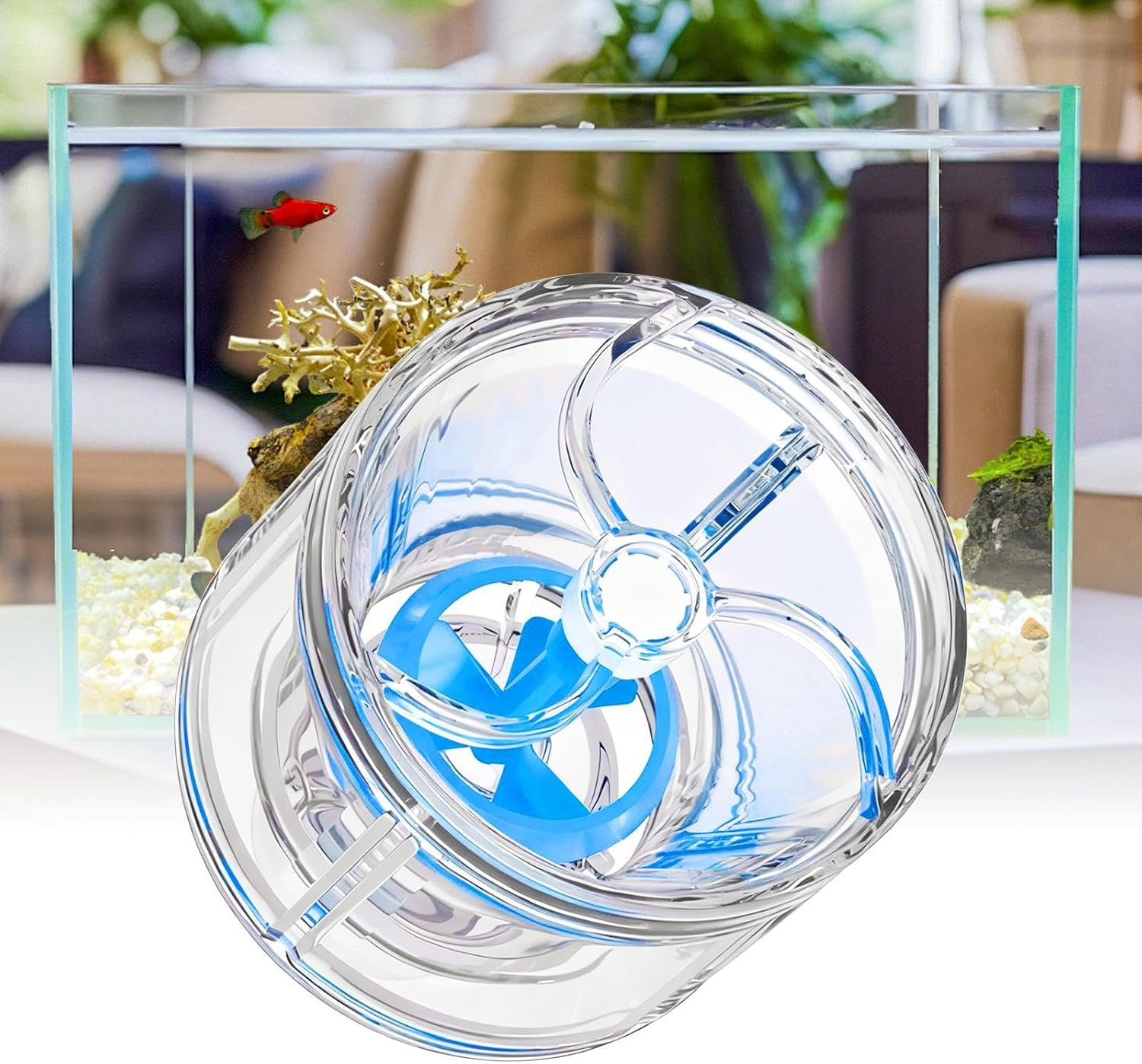 Circulation Pump, Glow Flow Control Circulating Device, Water Circulator, for Fish Tank Pond Saltwater Pool Bird Bath Change