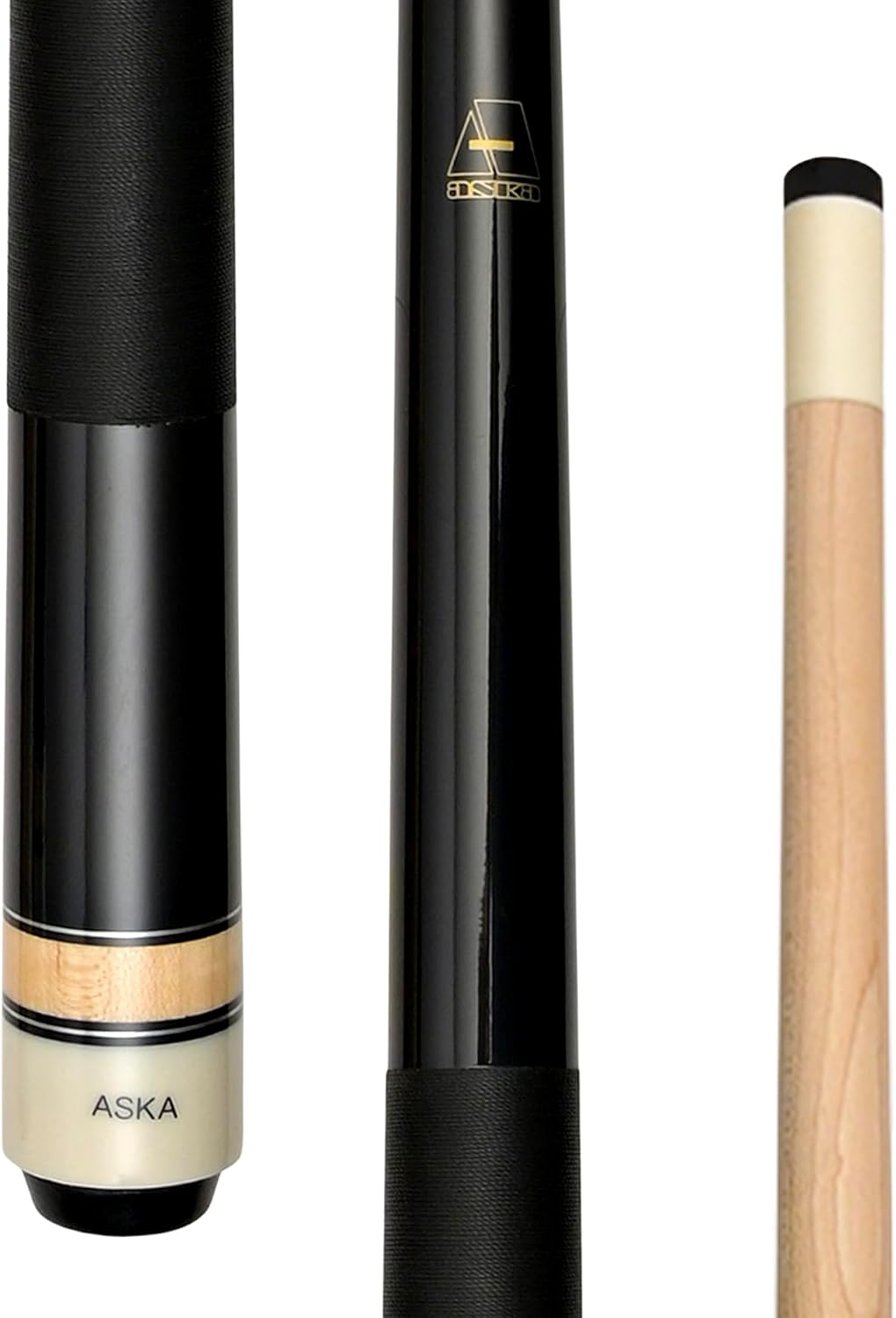 Aska Short Kids Cue LCS, Canadian Hard Rock Maple Billiard Pool Cue Stick