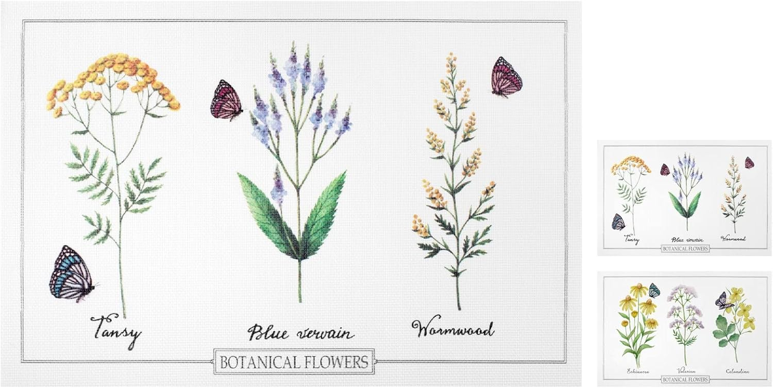 Set of 12 Tovagliette Botanic in PVC Assortite Cm 45 X 30 Cm image number 2