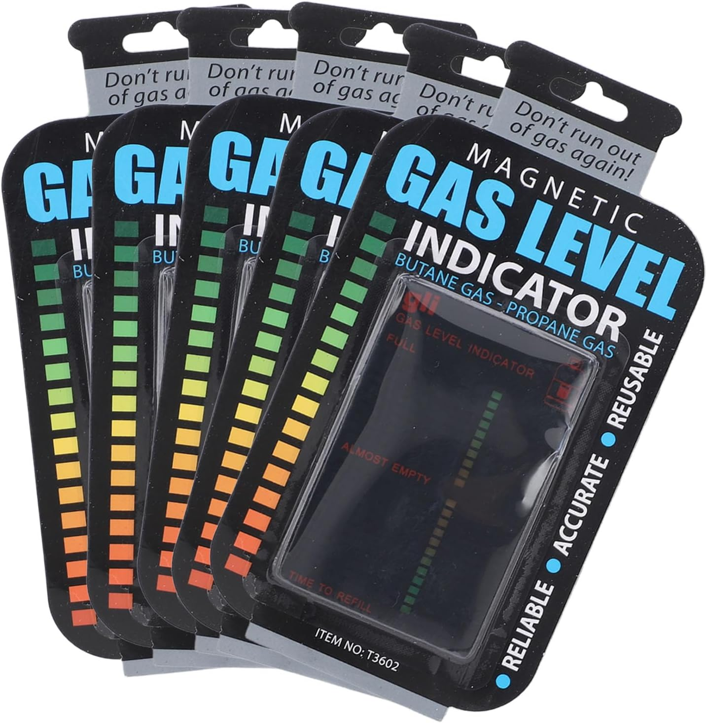 Marhynchus Magnetic Gas Level Indicator Indicator of Laptop to Camp, 5 Pieces for Travel Camping image number 6