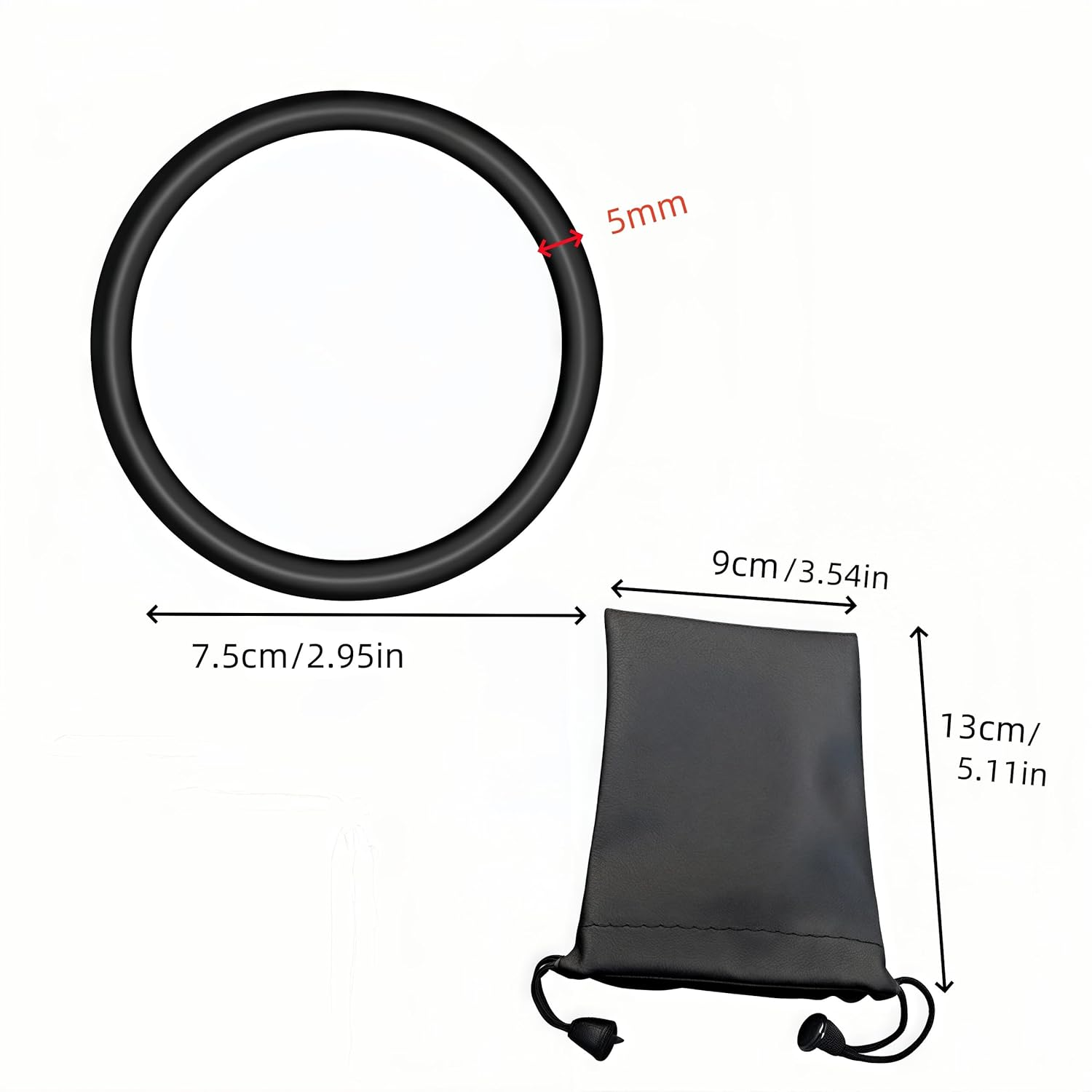 Patella Band,4 Pcs Silicone Patellar Tendon Support Straps,Knee Band Flexible Brace Fixed Stabilizer Rings,For Running Basketball Sports Men Women image number 2