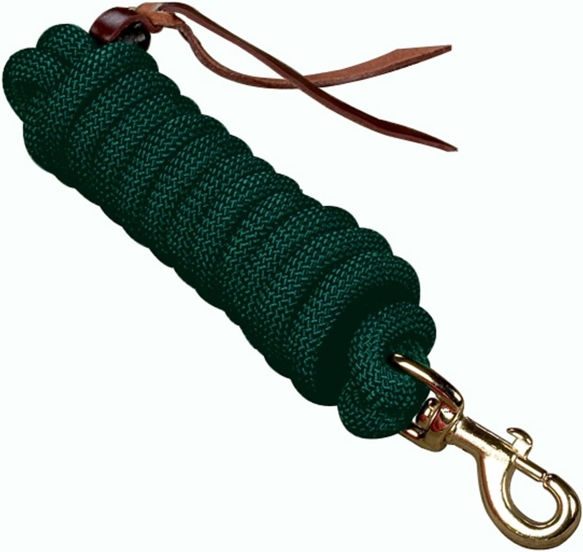 Hamilton Cowboy Braided Rope Lead, Tan, 5/8" Thick X 10' Long