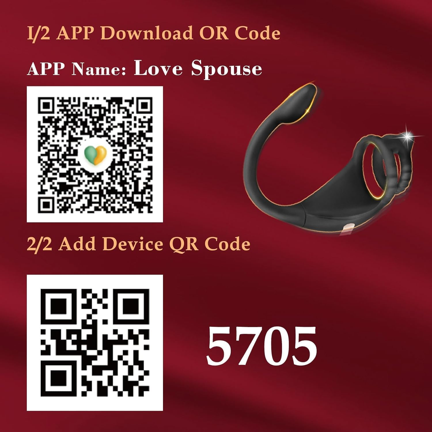 LONZYON APP Controlled Vibrating Cock Ring with Mini Bullet - Remote Control Prostate Sex Toy and Anal Plug for Men(App and Remote) image number 3