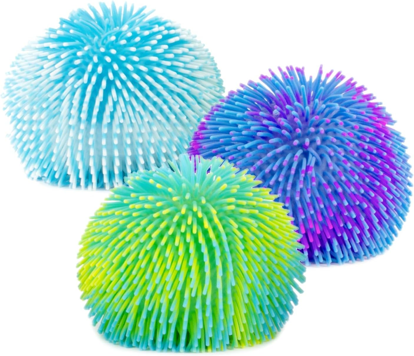 Keycraft Giant Tutti Frutti Puffer Ball, Soft and Squishy Texture, Expands and Contracts with Every Squeeze, Fun Stress Relief and Sensory Play, Colourful and Oversized Design, Great for All Ages image number 2