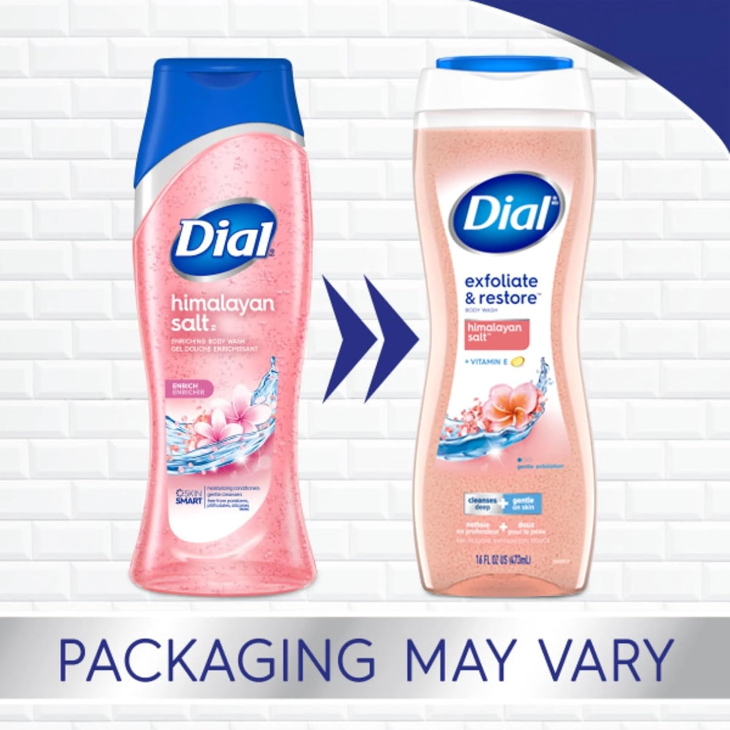 Dial Skin Therapy Enriching Body Wash with Himalayan Pink Salt, 16 Oz (Pack of 4) image number 2