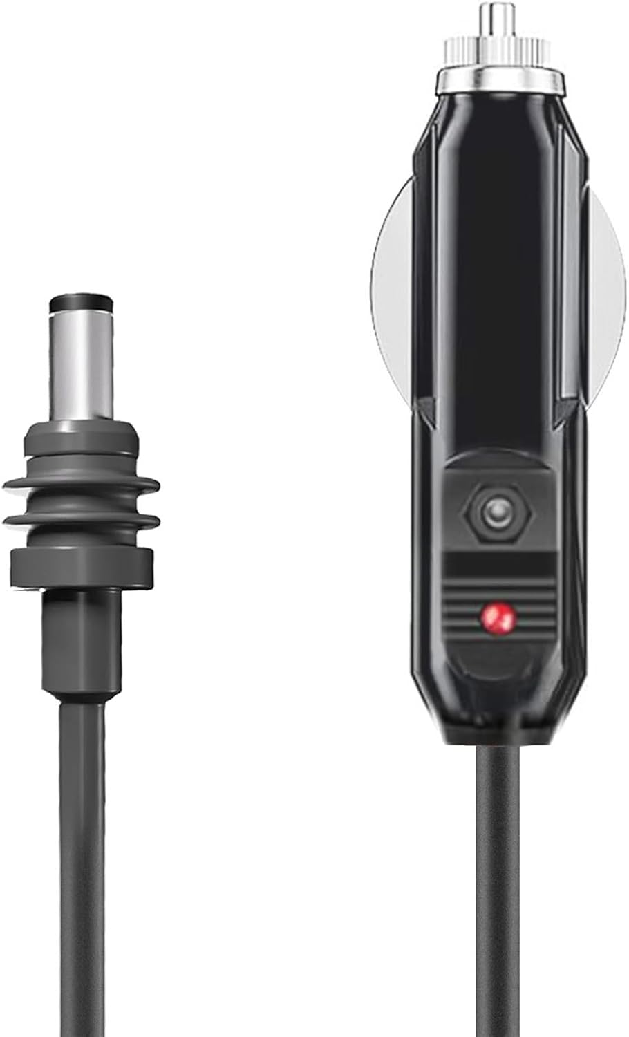 Mini DC Power Cable, 18AWG DC Car Adapter Charger Power Supply Cable for Satellite, IP68 Water Resistant Car Cigarette Lighter Cable for Cars, Trucks, Buses (5M / 16.4Ft) image number 2