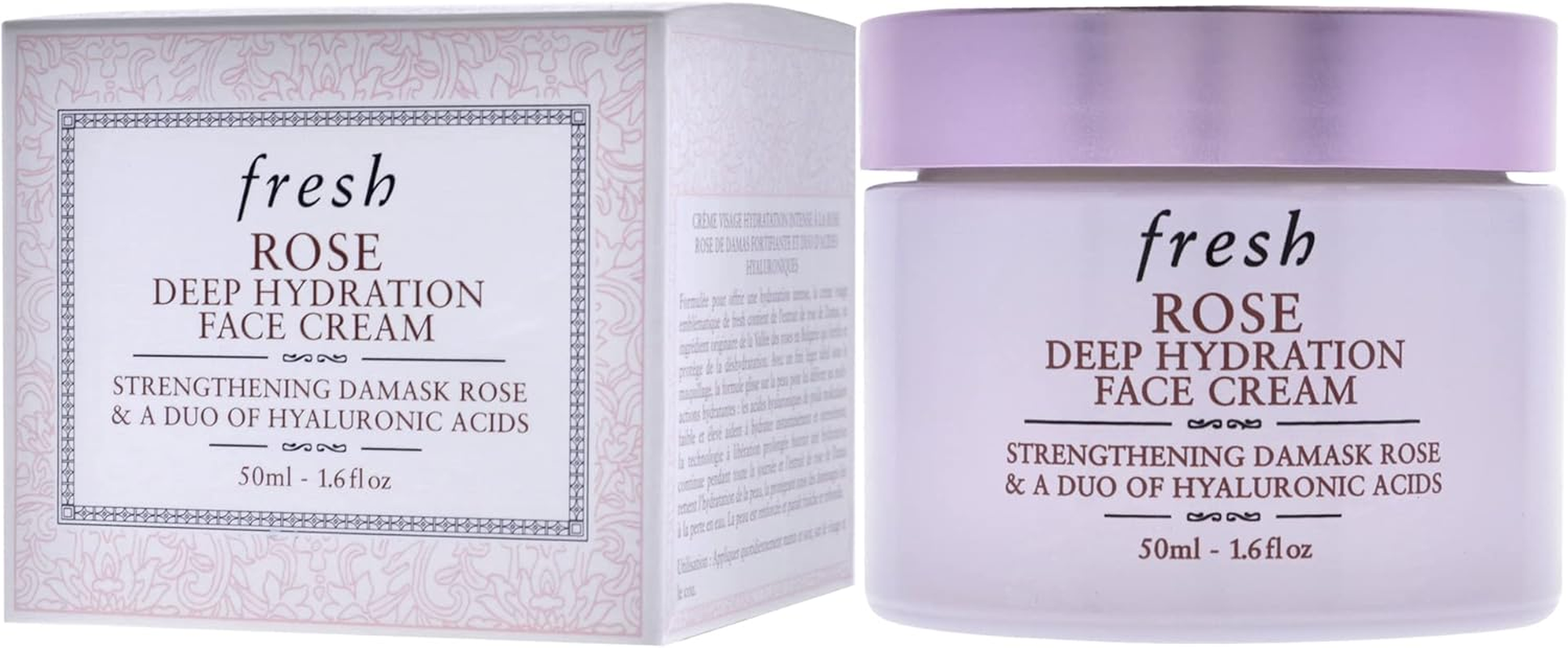 Fresh Rose Deep Hydration Face Cream for Women 1.6 Oz Cream image number 4