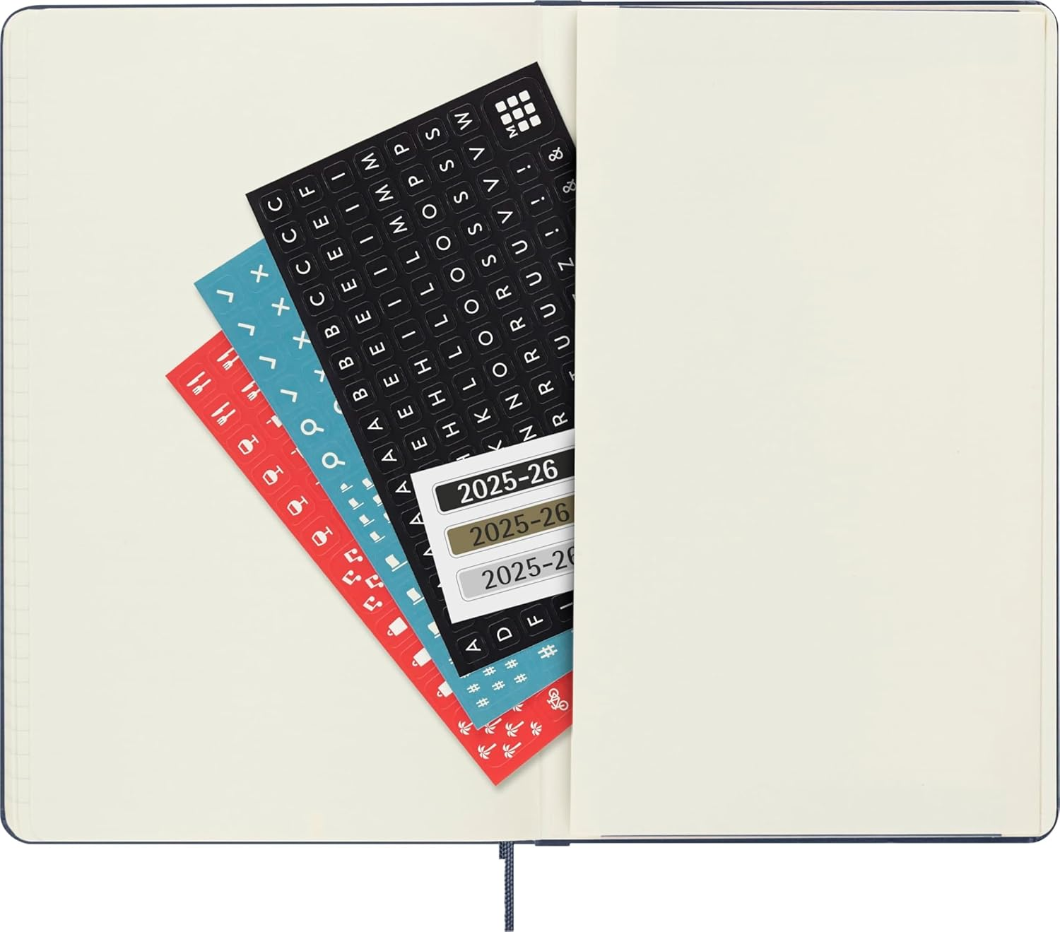 Moleskine - 2025-26 - 18 Month Weekly Notebook Diary - Hard Cover - Large - Sapphire Blue image number 3