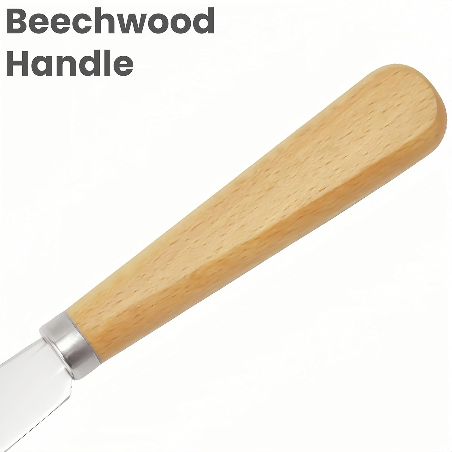 Lacusmare Butter Knives Set of 2, Wood Handle, Durable Stainless Steel Blade, Butter Knife for Smooth Spreading Butter Cream Cheese Jam, Ideal for Bagels, Sandwiches, Butter Knife Spreader 7 Inches