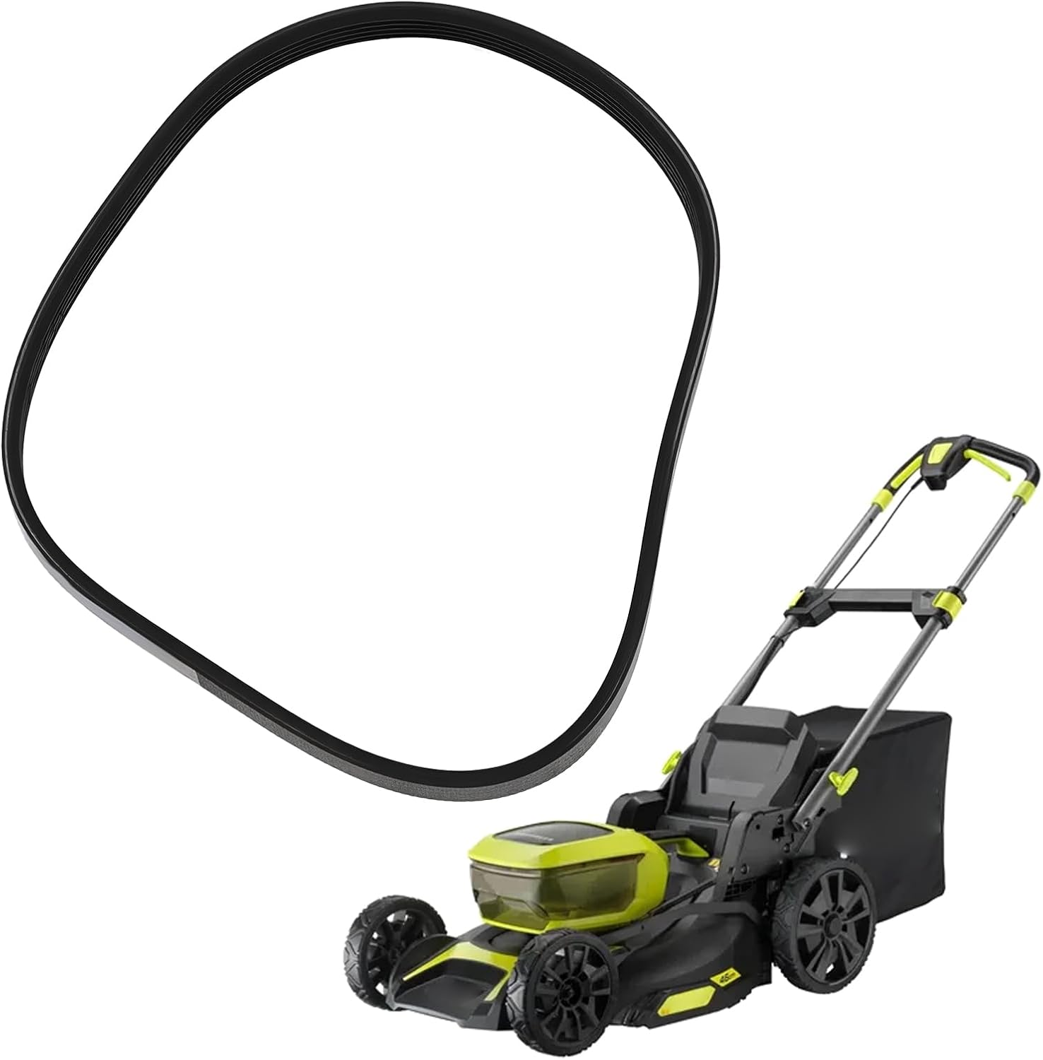 5PJ457 Lawnmower Belt 56098 457X11.7Mm Compatible with Ryobi 36Cm 1600W Corded Electric Rotary RLM16E36H image number 4