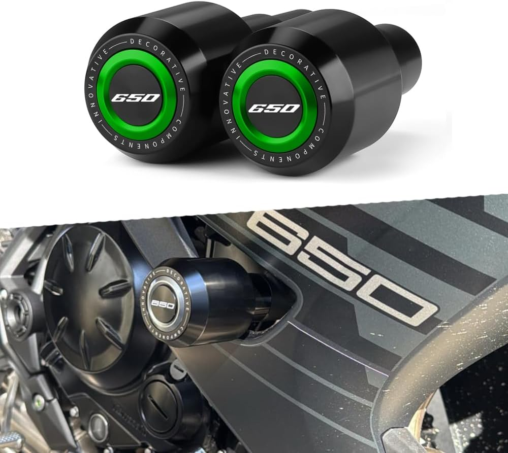 Modeer for K.Awasaki Ninja 650 2017~2024 2025 Motorcycle Frame Slider Anti-Collision Falling Protection Crash Pads Ninja650 Ninja 650 Accessories (Red)