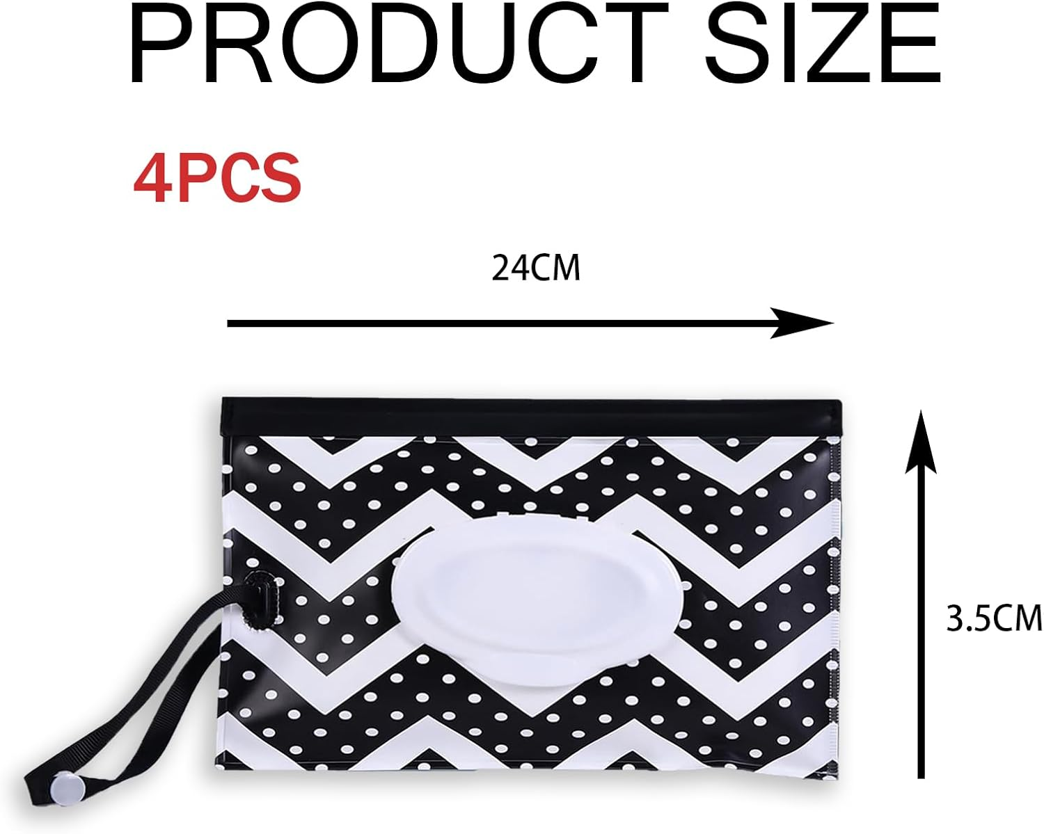 4 Pack Baby Wipes Dispenser， Dispenser Compact, Easy to Use, Baby Wipe Dispenser Suitable for Busy Parents image number 3