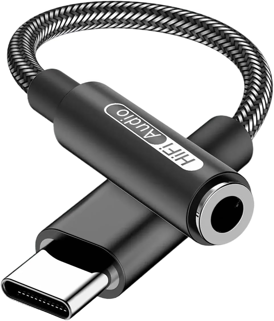 USB C to 3.5Mm Audio Adapter 32Bit/384Khz, Hi-Res USB DAC, Type C to Aux Dongle, Compatible with Iphone 16, Galaxy S23, Pixel 7, USB C to Audio Jack, Durable Design image number 4