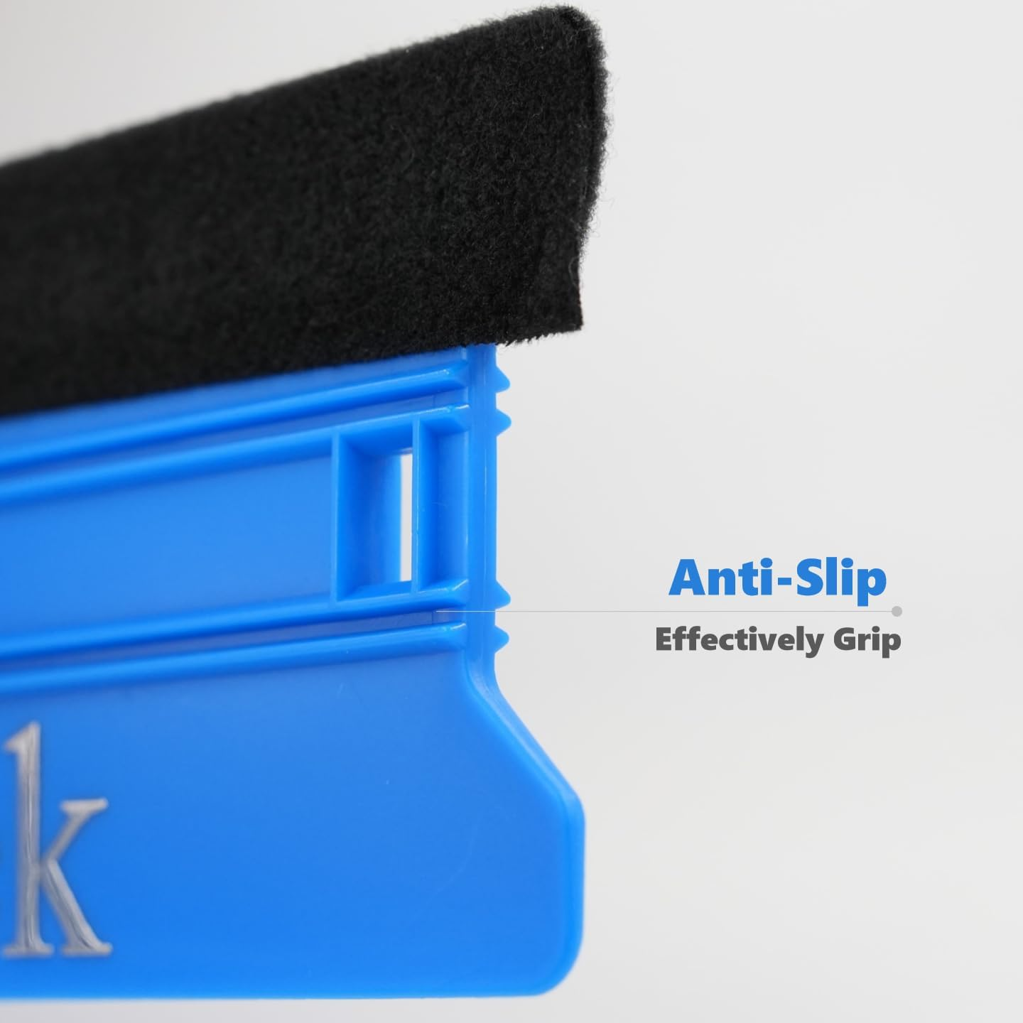 Carsleek Vinyl Wrap Long Squeegee, Microfiber Felt Edge, Window Tinting, Sign Sticker Application, Car Decal, Scratch-Free on Film and Wallpaper, Protect Painted, 3Pcs, 21 * 7.5Cm, Black, Blue, Green image number 1