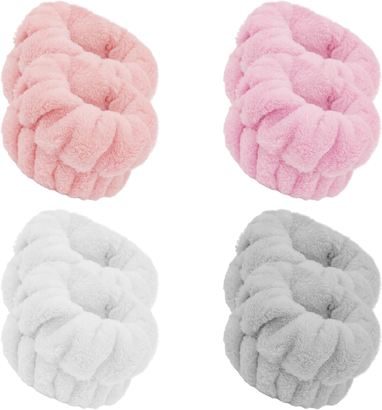 8 Pcs Wrist Towels for Washing Face, Absorbent Microfiber Wrist Wash Towel Band, Face Washing Wristbands, Sweatband for Girls and Women Prevent Water from Spilling down Your Arms image number 3