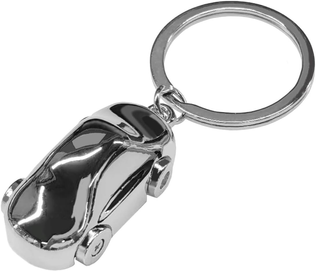 KITUREK 3D F1 Race Car Keychain, Zinc Heavy Duty Racing Model Keychain, Car Key Ring Present for Father Husband Boyfriends