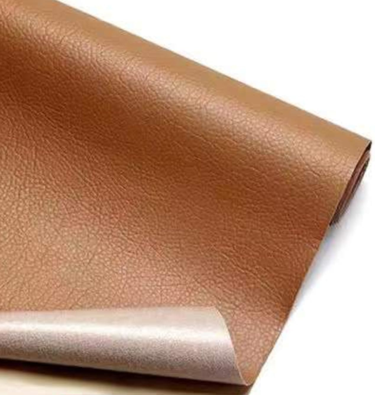 Brown&ndash; 35X137Cm Self-Adhesive Leather Repair Patch Brown Leather Patch for Furniture, Car Seats, Sofas & More image number 2